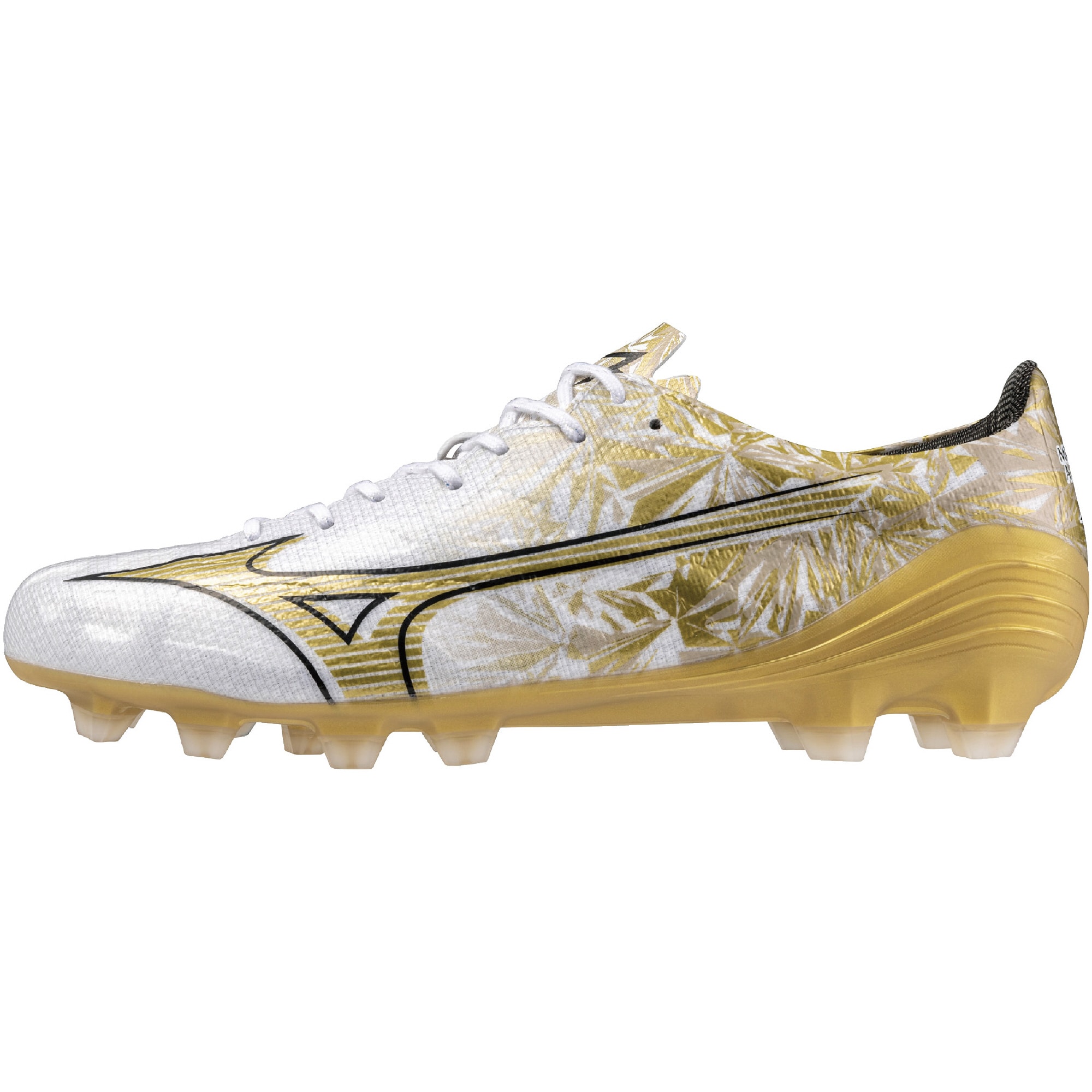 MIZUNO　ミズノアルファ PRO　サッカー／フットボール　スパイク　P1GA246450（ホワイト×ゴールド×ブラック） ★15000　24SS