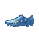 限定カラー 23.5cm ミズノアルファ SELECT Jr サッカー/フットボール スパイク MIZUNO P1GB246527 レーザーブルー×ホワイト×ゴールド ★7500 ※北海道へのお届け不可