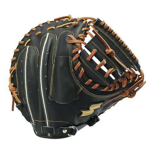 店頭展示品　エスエスケイ　野球グローブ　硬式特選ミット　捕手用　SSKBASEBALL　硬式グラブ　L(右投げ用)　SPM120-9047　ブラック×タン　★33000