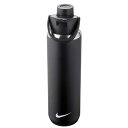 ナイキ SS リチャージチャグボトル 24oz/700ml ブラック/ブラック/ホワイト 700ml NIKE HY2017-091 水筒 ボトル まほうびん ★5800 ※北海道・沖縄・離島へのお届け不可
