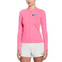 ナイキ ウィメンズグラフィック長袖ジップハイドロガード UPF40+ 日焼け対策 NIKE NESSF325-N678 ハイパーピンク ★6600 SWIMMI...
