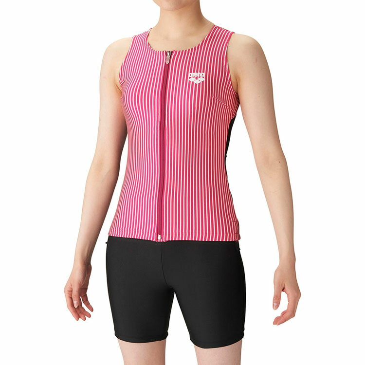 即決★エレッセ　美セパ　ファスナー付セパレーツ水着S　白ブルー　新品11，880円セパレート、フィットネス　