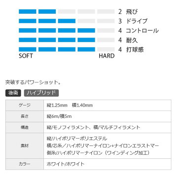 ヨネックス　軟式　ソフトテニス　ストリングス　デュオドライブ　yonex　SGDD　★2100