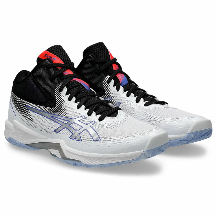 27.5cm asics アシックス V-SWIFT FF MT 4 バレーボールシューズ 1053A064-100(White/Pure Silver) ★1...