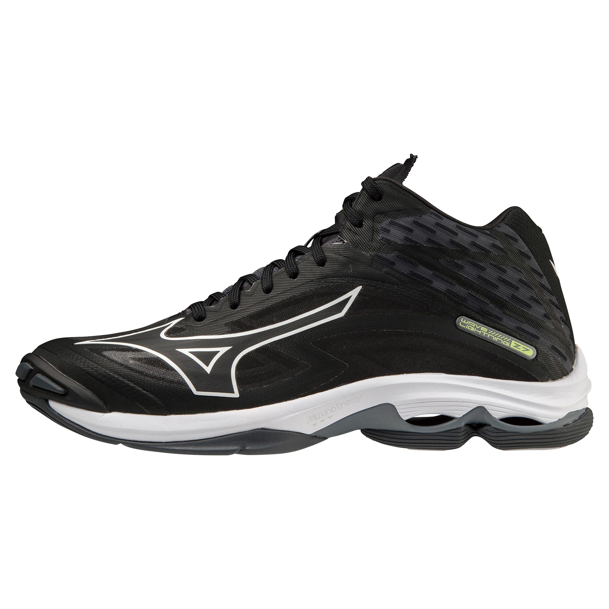 MIZUNO ミズノ　ウエーブライトニングZ7 MID　26.5cm　バレーボールシューズ　ユニセックス　バレーシューズ　V1GA225001　ブラック×ホワイト　★15300