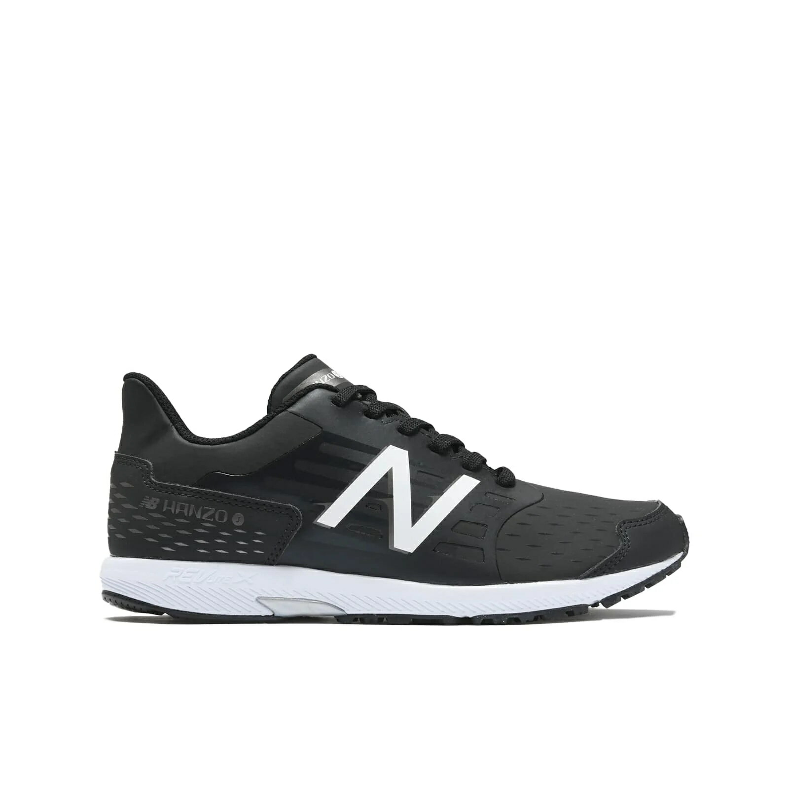 ニューバランス NB Hanzo J Synthetic Lace B1 キッズ ジュニア レーシング ランニングシューズ new balance ランシュー YPHNZSB1 M BLACK ★7200 24FW