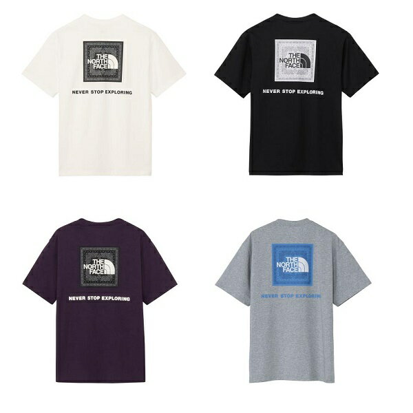 Rakuten - 送料無料 ザ・ノース・フェイス ショートスリーブバンダナスクエアロゴティー メンズ THE NORTH FACE NT32446 半袖Tシャツ ★5000 メール便にて発送