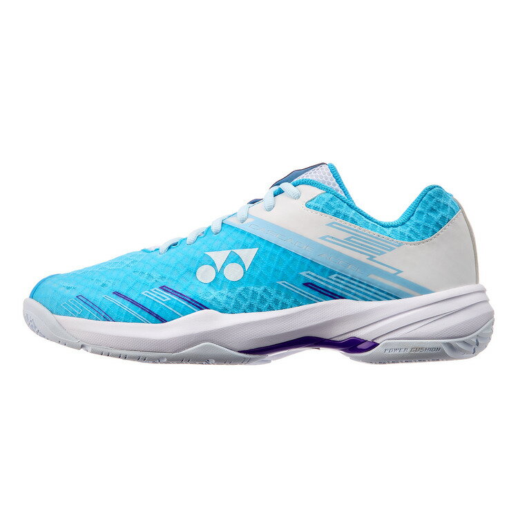 YONEX ヨネックス　バドミントンシューズ　パワークッションカスケードアクセルスリム　ローカット 2Eスリム設計 サックス／ホワイト　SHBCA1S　633　★11000
