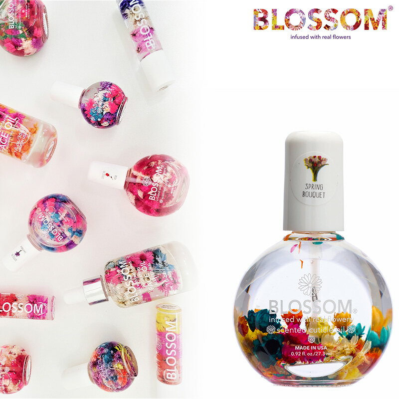 ハワイ お土産 BLOSSOM ブロッサム ネイルオイル ネイルトリートメント キューティクルオイル フラワー スプリングブーケ 27.3ml SPRING BOUQUET 海外 輸入雑貨