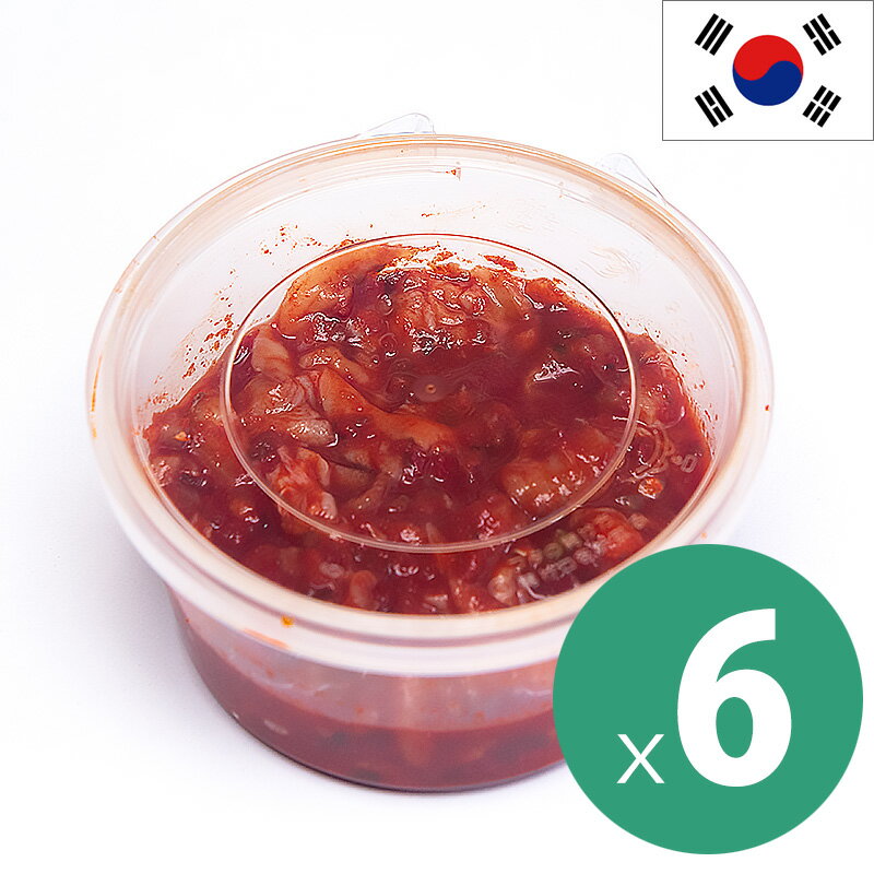 ウリ 特製チャンジャ 200g×6パックセット 日本製 たら塩辛 タラ塩辛 鱈 韓国みやげ 韓国土産 海外おみやげ 冷凍 別送