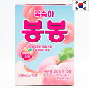 ヘテ ももボンボンジュース 238ml×12缶セット 果肉入り 果実入り 桃ジュース ピーチジュース 韓国飲料 韓国みやげ 別送
