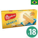 バウドゥッコ ウエハース バニラ 142g×18個セット BAUDUCCO WAFER ブラジル バニラウェハース ブラジルみやげ 夏季クール バレンタイン(4)