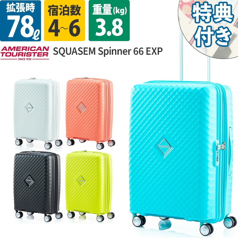 ꥫġꥹ ĥ ̵ʪ  ԥʡ66 ѥ֥ AmericanTourister SQUASEM Samsonite ॽʥ 6 ĥ