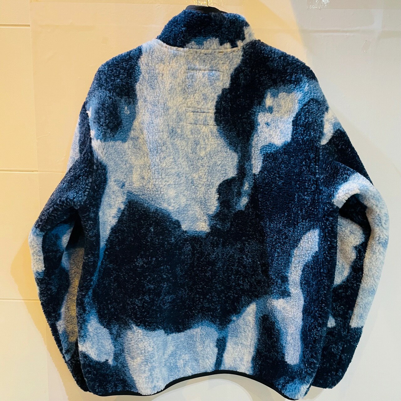 SUPREME 21aw THE NORTH FACE Bleached Denim Print Fleece Jacket Indigo Mサイズ NA52100I シュプリーム ザノースフェイス ブリーチドデニムプリント フリースジャケット インディゴ 21fw 南堀江店【中古】