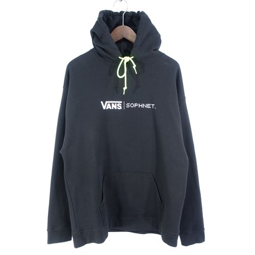 SOPHNET. 19ss VANS PULLOVER HOODIE ソフネット ヴァンズ バンズ フーディ パーカー 大名店【中古】