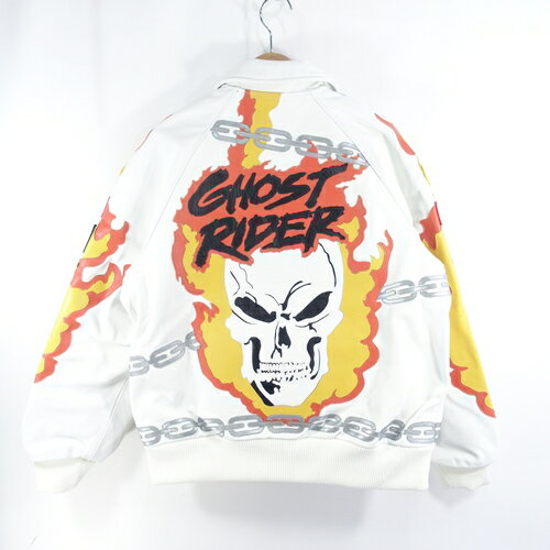 Supreme 19ss Vanson Leathers Ghost Rider Jacket シュプリーム バンソン ゴーストライダー レザー ジャケット 大名店【中古】