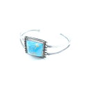 NAVAJO 40s Turquoise Silver Bangle ioz ^[RCY Vo[ oO uXbg 喼XyÁz