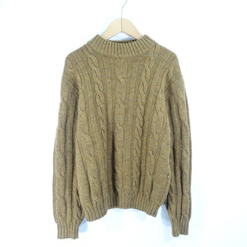 VINTAGE 80s TOWNCRAFT CABLE KNIT ヴィンテージ タウンクラフト ケーブルニット セーター 大名店【中古】