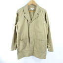 EMGINEERED GARMENTS COTTON L/S SHIRTS BEIGE エンジニアード ガーメンツ コットン シャツ 大名店【中古】