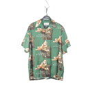 WACKO MARIA 21ss S/S HAWAIIAN SHIRT TYPE2 SIZE-S THE NOTORIOUS B.I.G BIGGIE ワコマリア ビギー総柄半袖ハワイアンシャツ 大名店【中古】