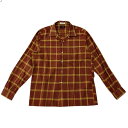 VINTAGE 50s OPEN COLLAR CHECK SHIRT Donegal SIZE-15 1/2 Be[W I[vJ[ `FbNVc 喼XyÁz