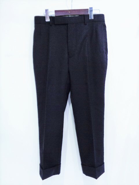 ☆VANQUISH ヴァンキッシュ スーツセットアップ テーラードジャケット&クロップドパンツ ネイビー 大名店【中古】