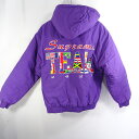 Supreme 20ss Team Puffy Jacket Purple シュプリーム チーム 刺繍 パフィー 中綿 ジャケット 大名店【中古】