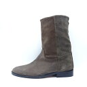 DAMIR DOMA ダミールドマ スエード&レザー切替 ペコスブーツ Size-42 大名店【中古】