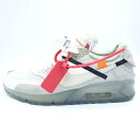 OFF-WHITE 17aw THE 10 NIKE AIR MAX90 オフホワイト ザテン ナイキ エア マックス スニーカー 大名店【中古】