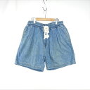 EDWINA HORL 3TUCK DENIM SHORT PANT SIZE-M エドウィナホール デニム ショートパンツ 大名店【中古】