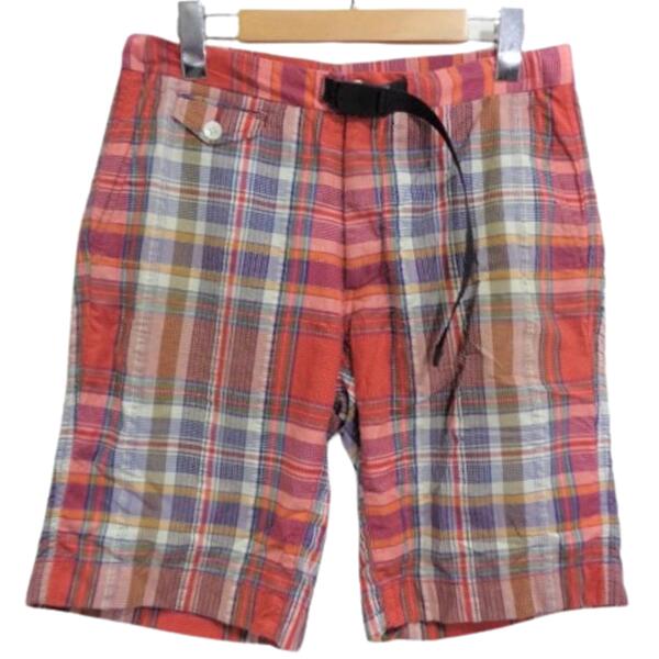 ☆nanamica CHECK SHORTS サイズ32 ナナミカ チェックショートパンツ ショーツ 大名店【中古】
