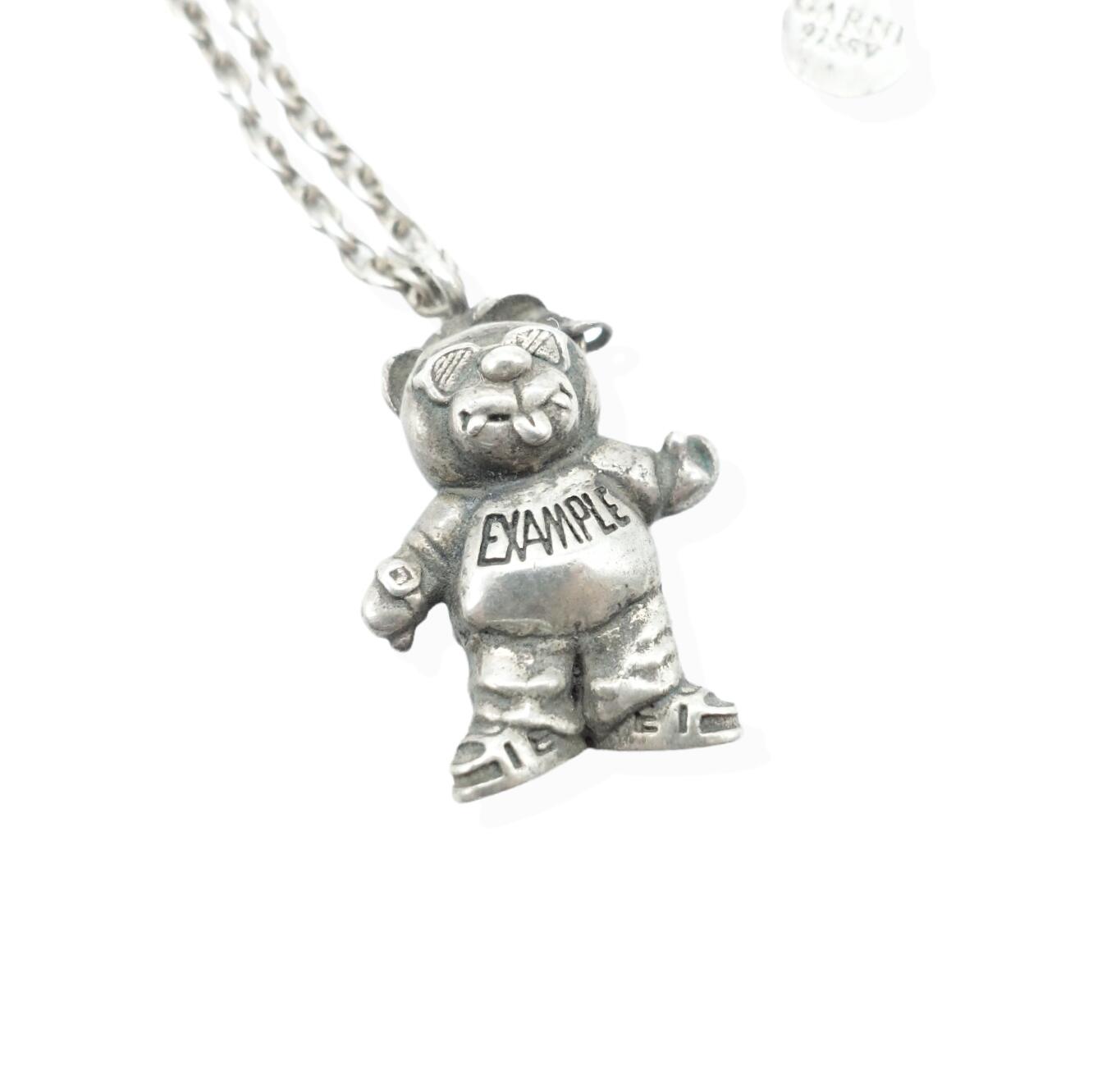 EXAMPLE×GARNI BB BEAR NECKLACE エグザンプル ガルニ BBベアーネックレス 大名店【中古】