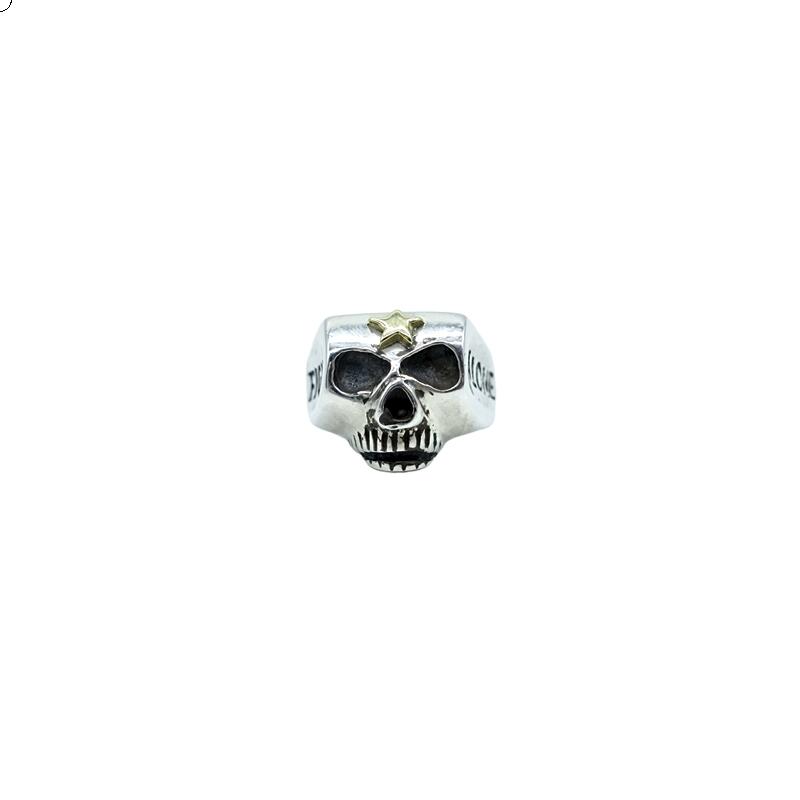 FLASH POINT 初期 K14 STARHEAD JIM SKULL RING フラッシュポイント スターヘッド ジムスカル リング 指輪 大名店【中古】