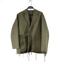 COMOLI WOOL COTTON JACKET N03-01005 R E[Rbg WPbg 喼XyÁz