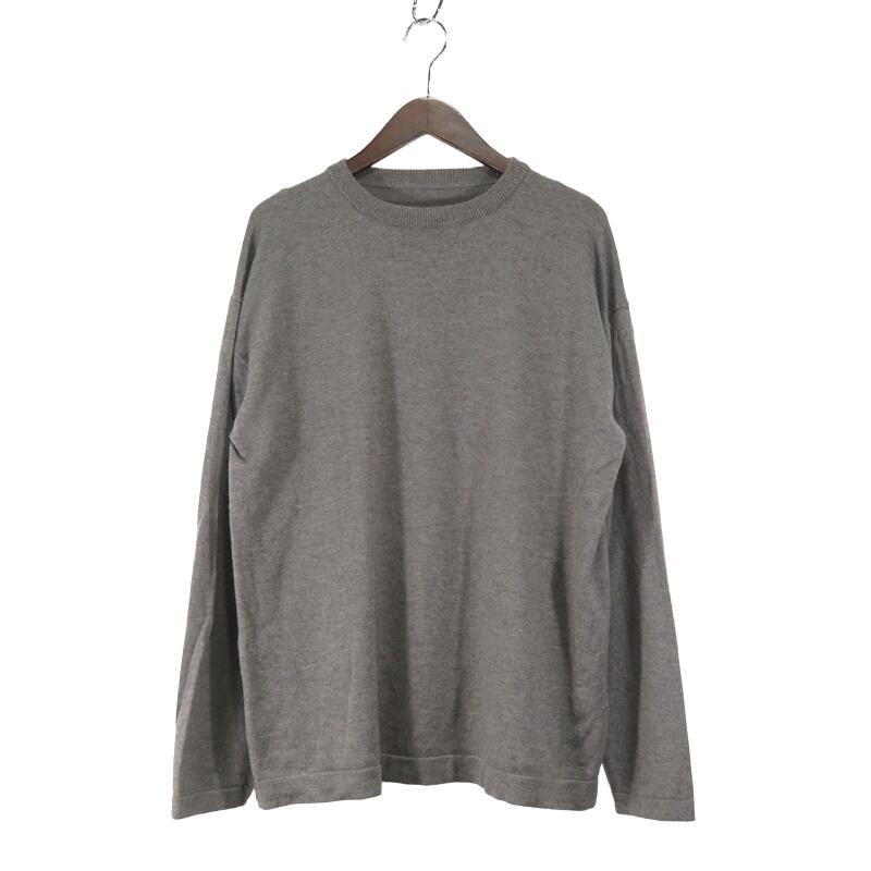 CREPUSCULE CREW NECK WOOL SWEATER クレプスキュール クルーネック ウール セーター ニット 大名店【中古】