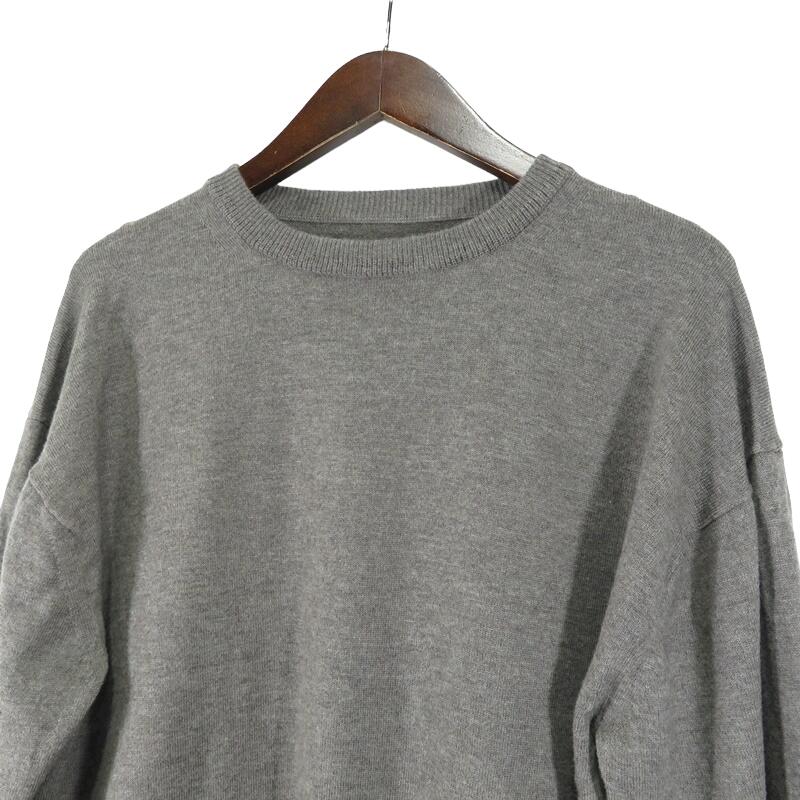 CREPUSCULE CREW NECK WOOL SWEATER クレプスキュール クルーネック ウール セーター ニット 大名店【中古】