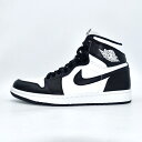 NIKE 2014 AIR JORDAN 1 RETRO HIGH PANDA 27.0cm iCL GAW[_1nC  p_ 555088-010 Xj[J[ 喼X yÁz