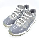 NIKE 2018 AIR JORDAN 11 RETRO LOW COOL GREY SIZE 28.5cm 528895-003 ナイキ エアジョーダン 11 レトロ ロー クール グレー スニーカー 大名店【中古】