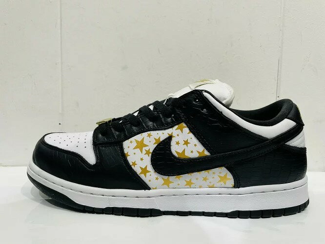 NIKE SB 21ss SUPREME DUNK LOW OG QS BLACK STAR 27cm DH3228-102 ナイキ シュプリーム ダンクロー オージー キューエス ブラックスター 南堀江店【中古】