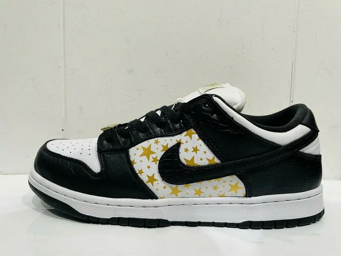 NIKE SB 21ss SUPREME DUNK LOW OG QS BLACK STAR 27cm DH3228-102 ʥ ץ꡼ 󥯥  塼 ֥å ٹŹš