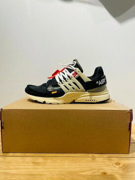 NIKE 2017 THE:10 AIR PRESTO 28cm AA3830-001 ナイキ ザテン エアプレスト ブラック OFF-WHITE オフホワイトスニーカー 南堀江店【中古】