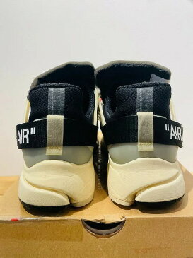 NIKE 2017 THE:10 AIR PRESTO 28cm AA3830-001 ナイキ ザテン エアプレスト ブラック OFF-WHITE オフホワイトスニーカー 南堀江店【中古】