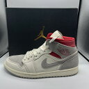 NIKE 19aw SNS AIR JORDAN 1 MID PRM 25.5cm CT3443-100 SNEAKERSNSTUFF ナイキ スニーカーズエンスタッフ エアジョーダンワンミッド スニーカー 南堀江店【中古】