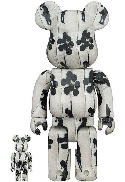 楽天union3 楽天市場店MEDICOM TOY BE@RBRICK BANKSY FLYING BALLOONS GIRL 100％&400％ メディコムトイ バンクシー フライングバルーンガールベアブリック 心斎橋店【中古】