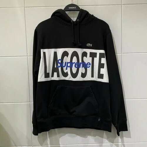 Supreme 19aw Lacoste Logo Panel Hooded Sweatshirt シュプリーム ラコステロゴパネルフーデッドスウェットシャツパーカー 心斎橋店【中古】