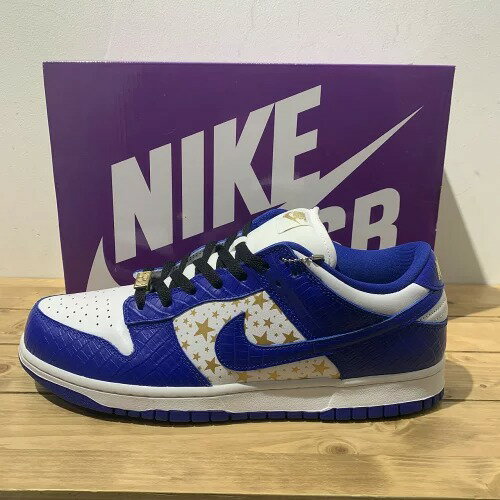 NIKE SB 21ss SUPREME DUNK LOW OG QS BLUE STAR 29.5cm DH3228-100 ナイキ シュプリーム ダンクロー オージー キューエス ブルースター 心斎橋店【中古】