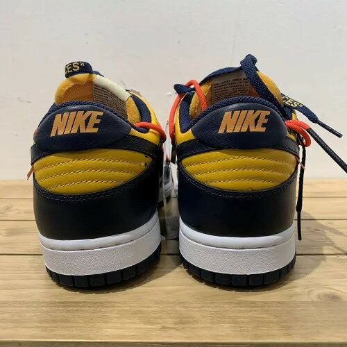 NIKE×OFF-WHITE 19aw DUNK LOW LTHR 29cm ダンク オフホワイト CT0856-700 心斎橋店【中古】