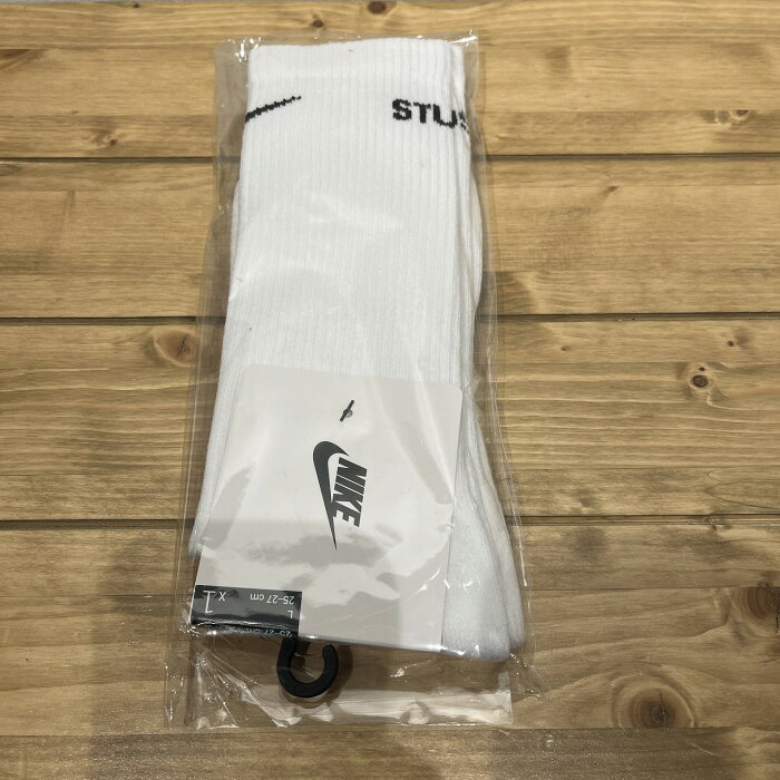 NIKE 22ss x STUSSY U NRG ENERY DAY PLUS CUSH 25cm~27cm Lサイズ ナイキ ステューシー ソックス 心斎橋店【中古】