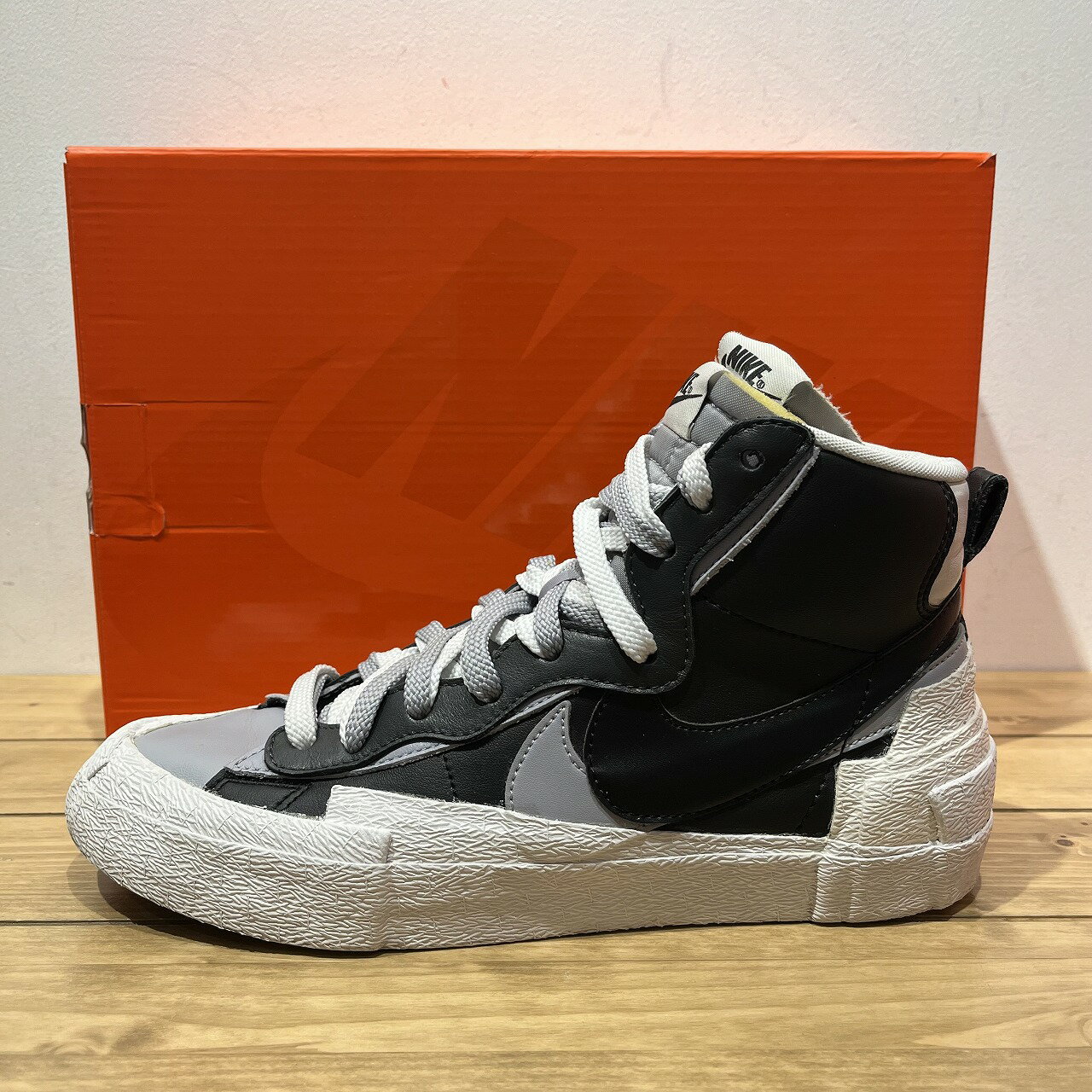 NIKE  Sacai BLAZER MID BLACK BV0072-002 26.5cm ʥ  ֥饶ߥå ضŹš