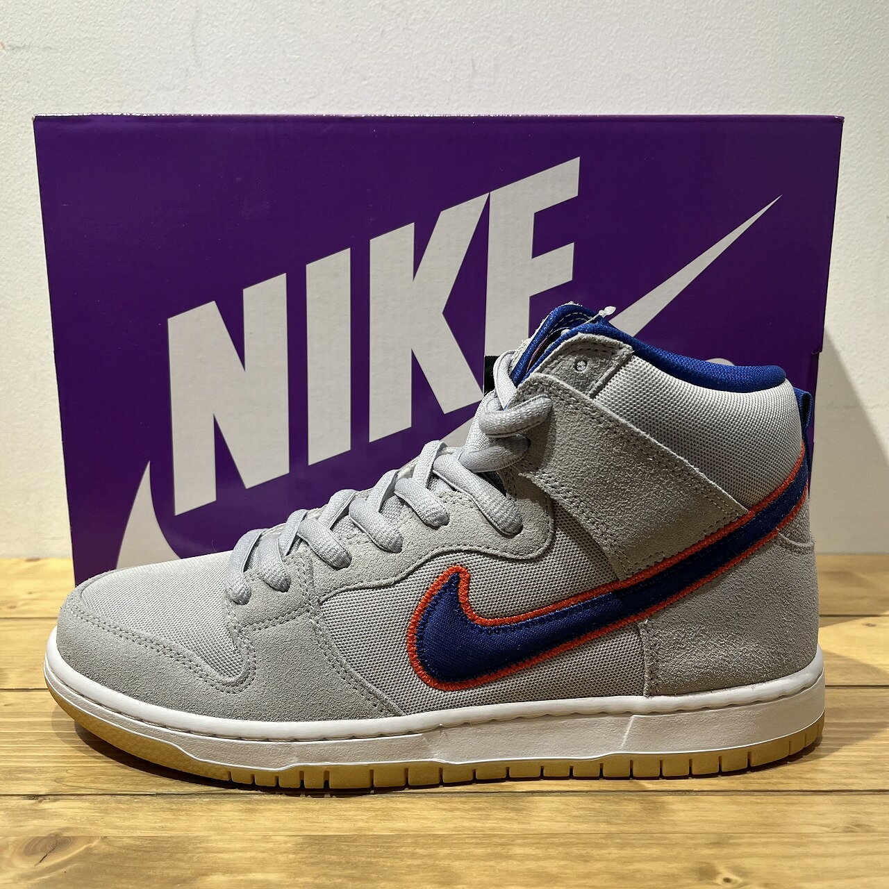 NIKE SB 2022 DUNK HIGH PRM NEW YORK METS 27.5cm DH7155-001 ナイキ ダンク ハイカット ニューヨークメッツ スニーカー 心斎橋店【中古】